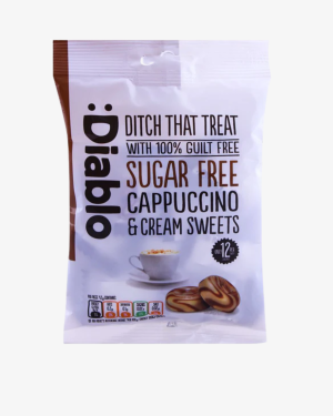 DIABLO CANDY CAPPUCCINO CREAM SWEET SUGAR FREE 75 GM BASIC