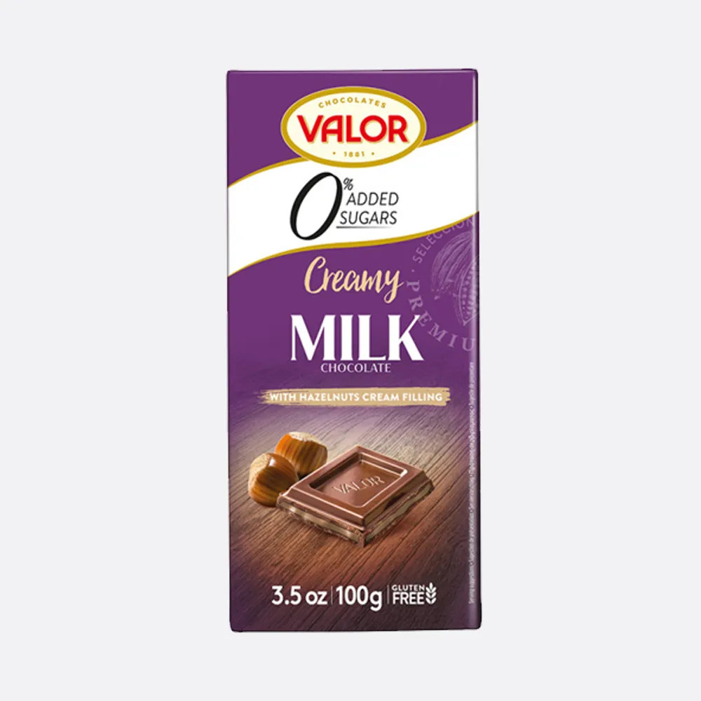 Valor Sugar Free Creamy Milk Chocolate