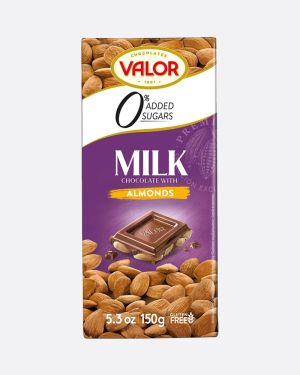 Valor Sugar Free Milk Chocolate Almonds