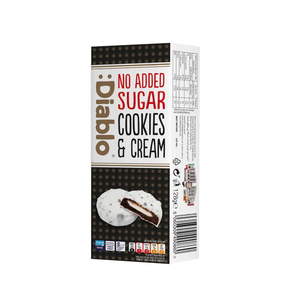 Diablo No Added Sugar Cookies & Cream