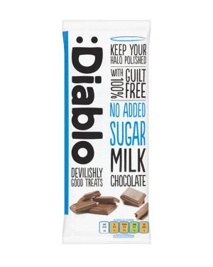 Diablo No Added Sugar Milk Chocolate 85g
