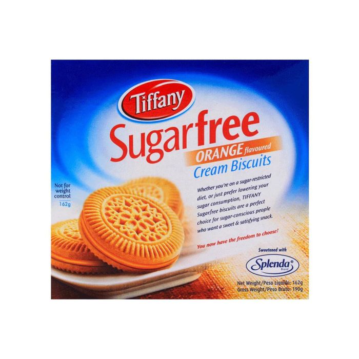 Tiffany Sugarfree Orange Cream Biscuits 162g