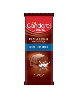 Canderel Gorgeous Milk 0% Added Sugar Chocolate 100g