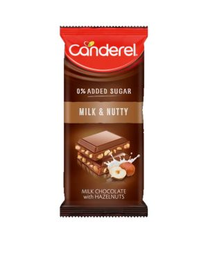 Canderel Milk & Nutty Milk Chocolate Sugar Free 100g