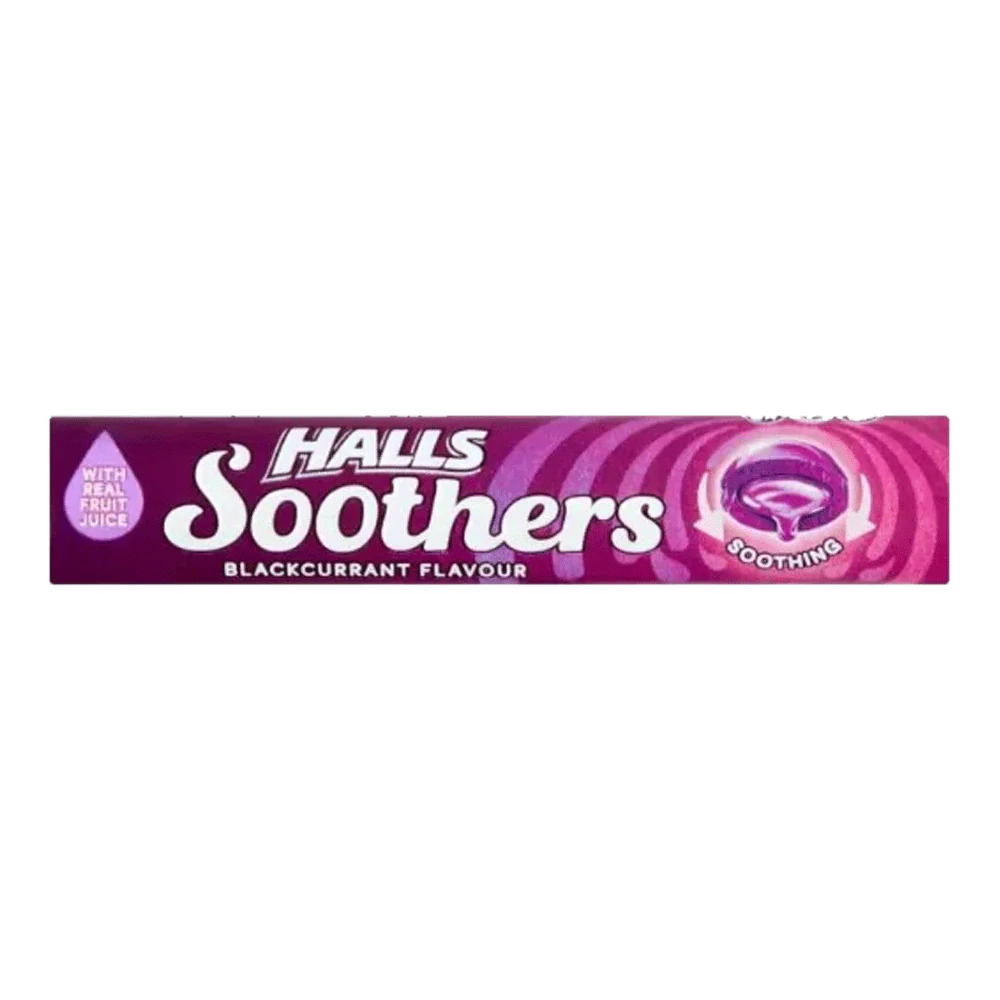 Halls Cadies Soothers Blackcurrant 45g