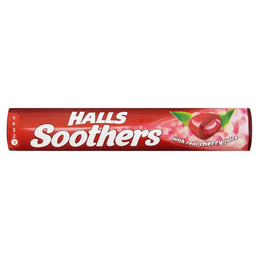 Halls Soothers 45gm Cherry Juice