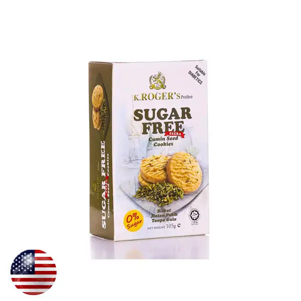 K Rogers Sugar Free cookies 100gm