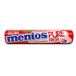 Mentos Strawberry Chewing Gum Sugar Free