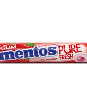 Mentos Strawberry Chewing Gum Sugar Free