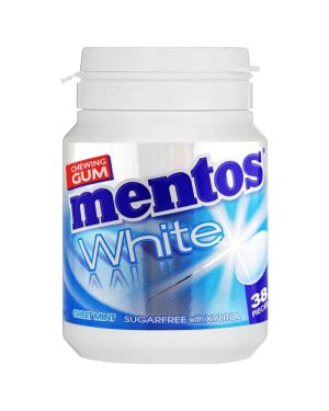 Mentos Sugarfree Gum White Sweet Mint