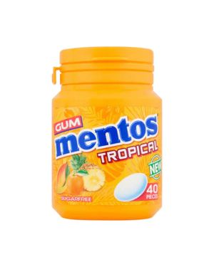 Mentos Tropical Flavoured Chewing Gum Sugar Free