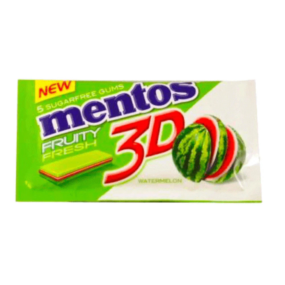 Mentos 3d Fruity Fresh – Watermelon Sugar Free Chewing Gum 8.5g