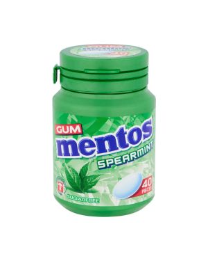 Mentos Spearmint Gum Sugar Free 40 Pieces