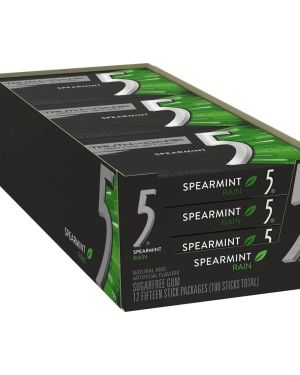 5 Gum Spearmint Rain Sugarfree Gum